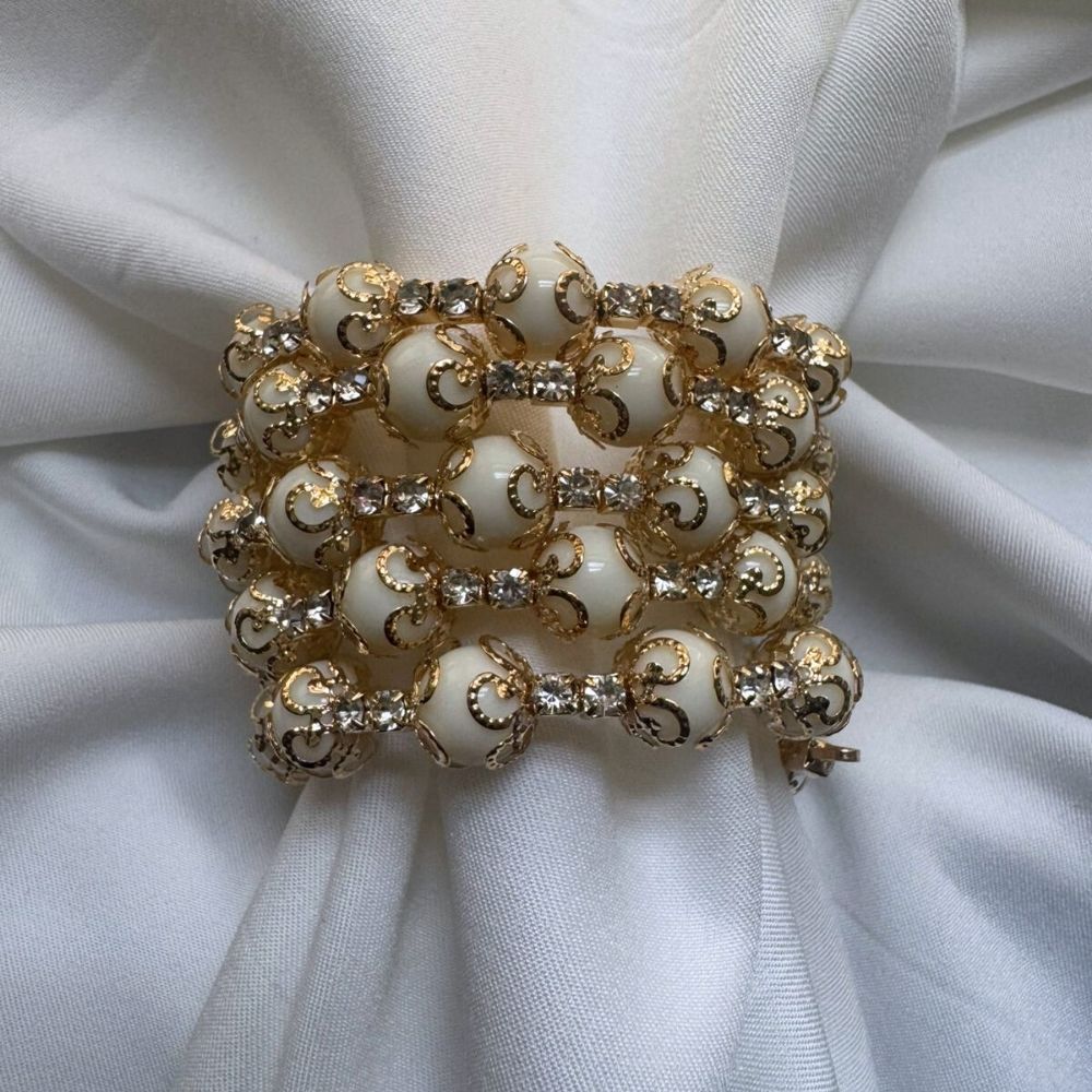 Baroque Pearl Crest Cuff