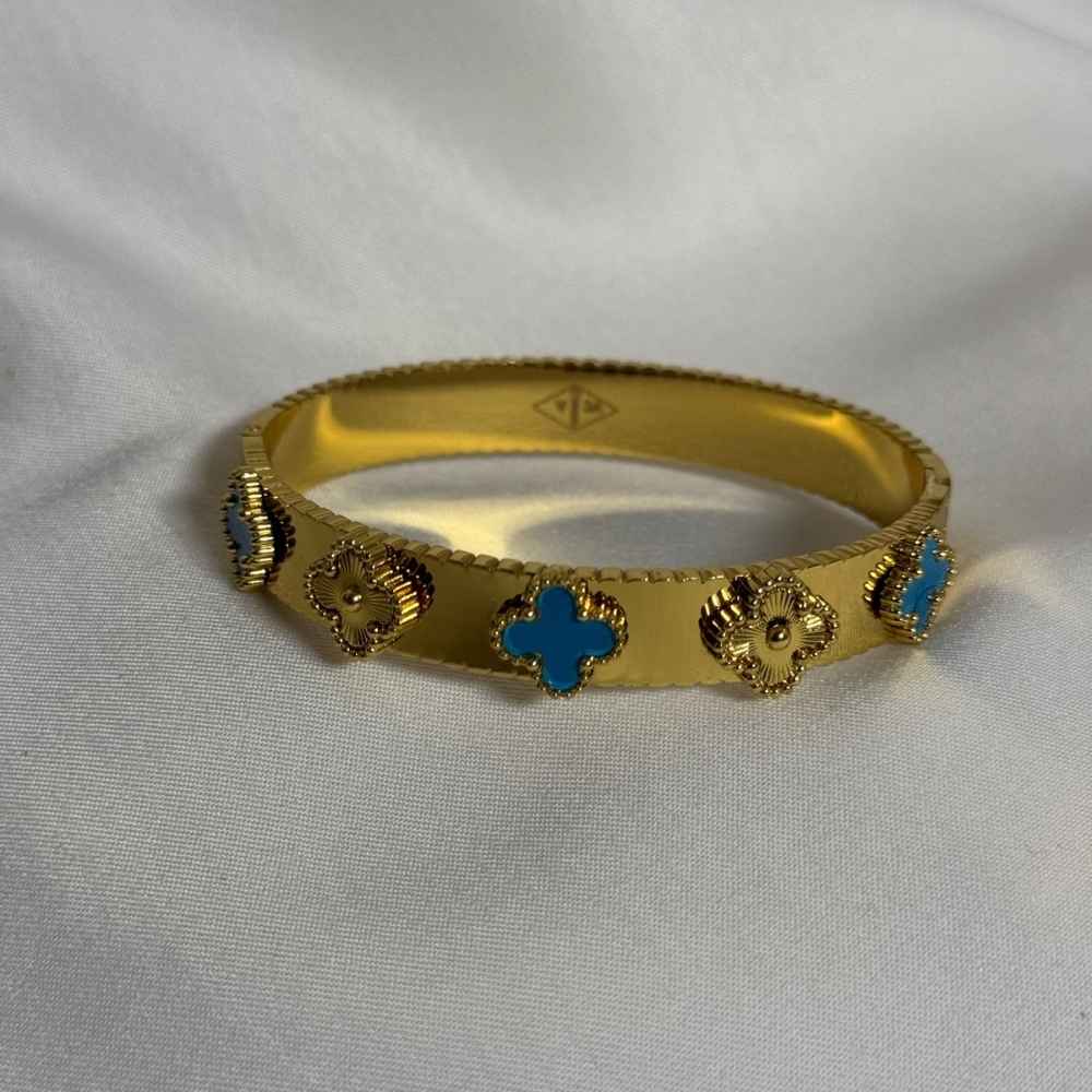 Turquoise Clover Bracelet