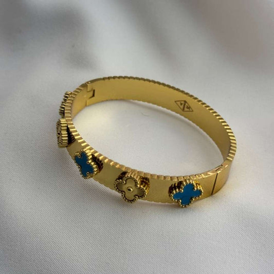 Turquoise Clover Bracelet