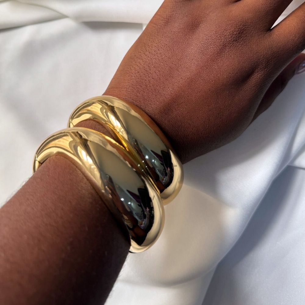 Dome Gold Cuff