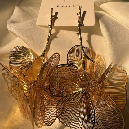 Golden Bloom Canopy Earrings
