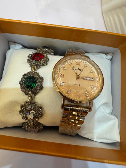 Rhinestone Retro Bracelet