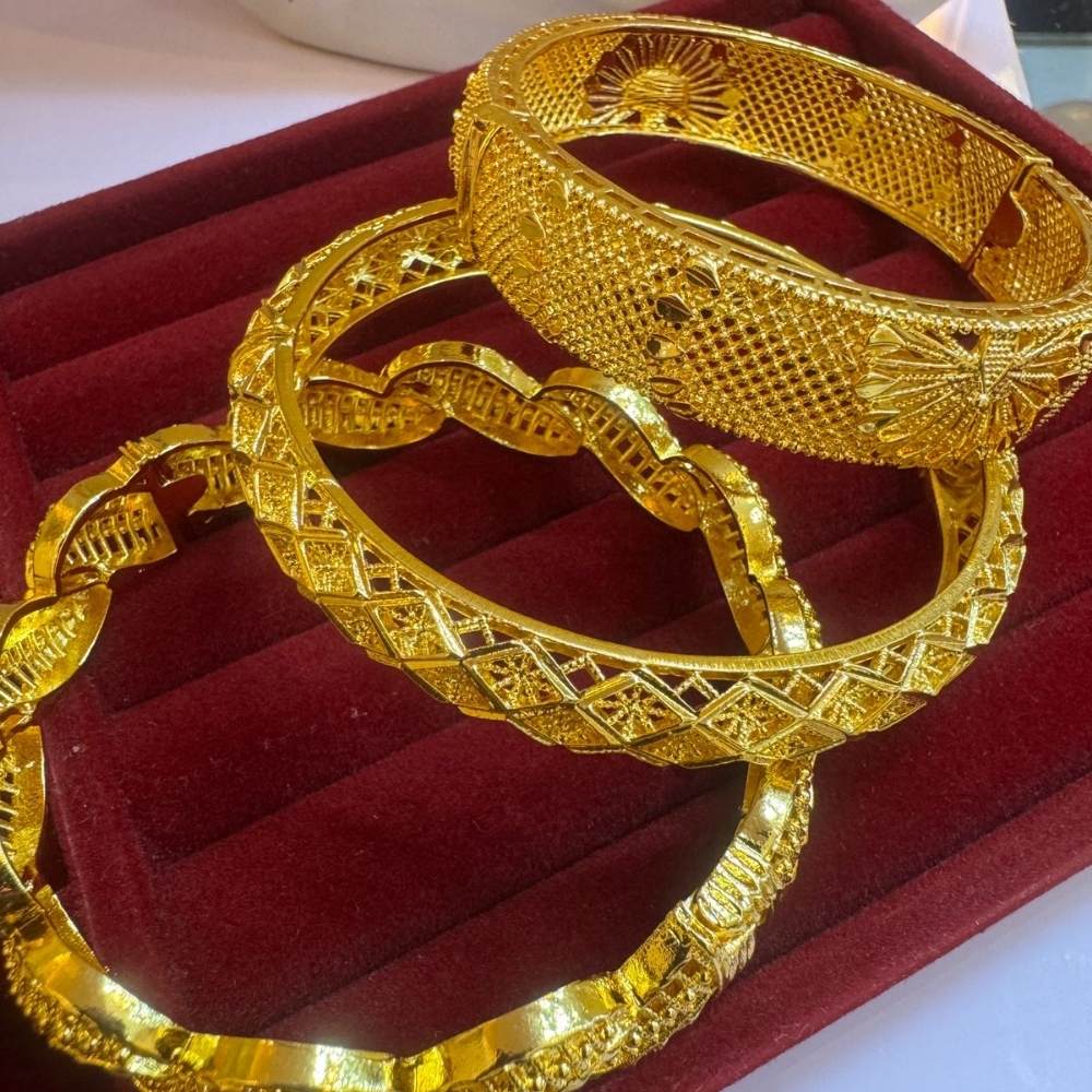 REAL GOLD PLATED BRACELETS