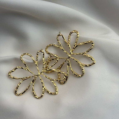 Gold Riptide Earrings