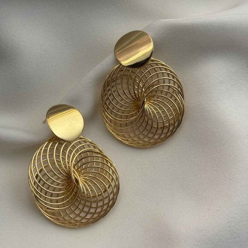 Twirl Gold Loops