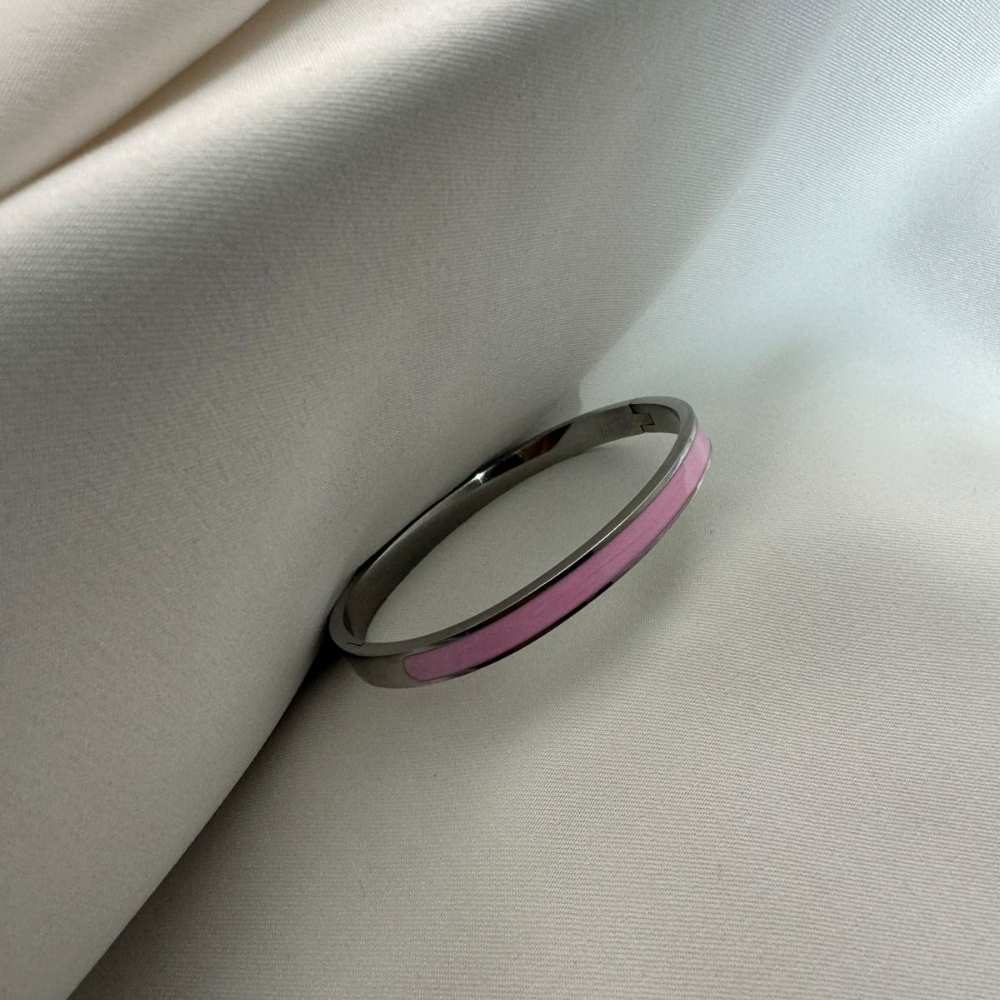 Pink Dripping Gold Bracelet