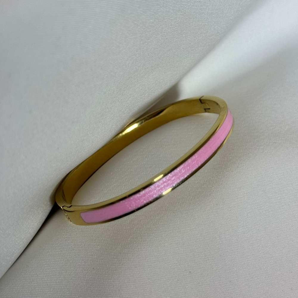 Pink Dripping Gold Bracelet