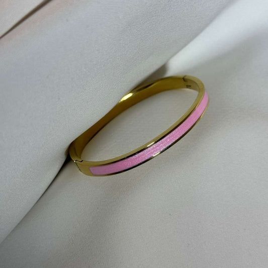 Pink Dripping Gold Bracelet
