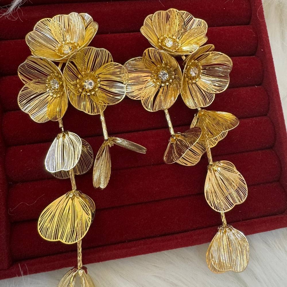 Golden Bloom Canopy Earrings