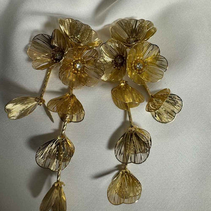 Golden Bloom Canopy Earrings