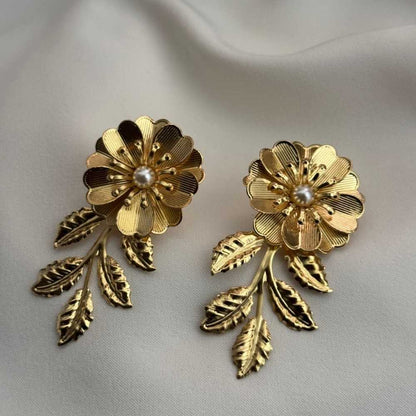 Mini Golden Bloom Canopy Earrings