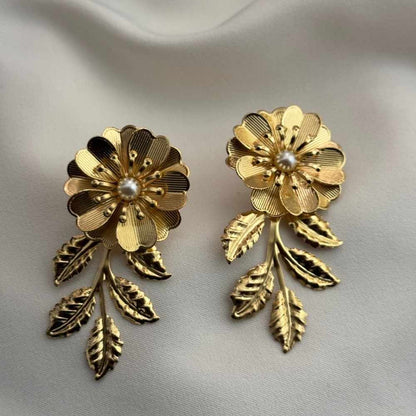 Mini Golden Bloom Canopy Earrings
