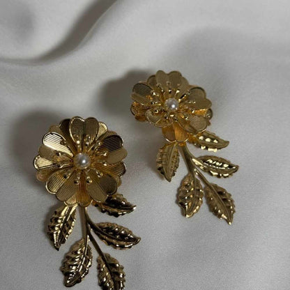 Mini Golden Bloom Canopy Earrings