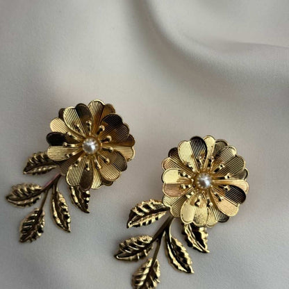 Mini Golden Bloom Canopy Earrings