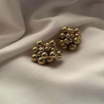 Gold Bubbles Stud